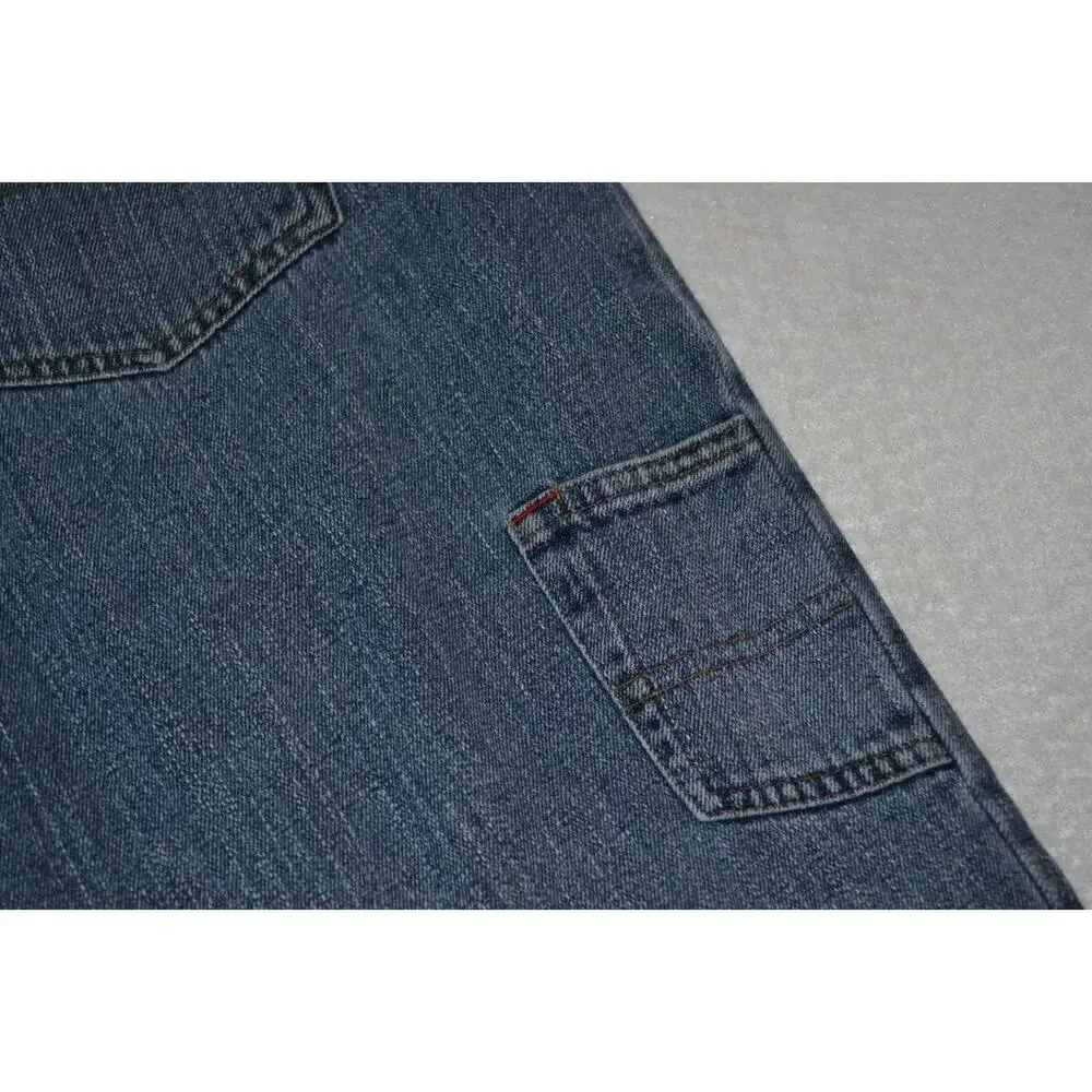 Columbia Jeans Size 38 X 30 Mens Baggie Straight Fit Blue Cotton Denim - Picture 9 of 10